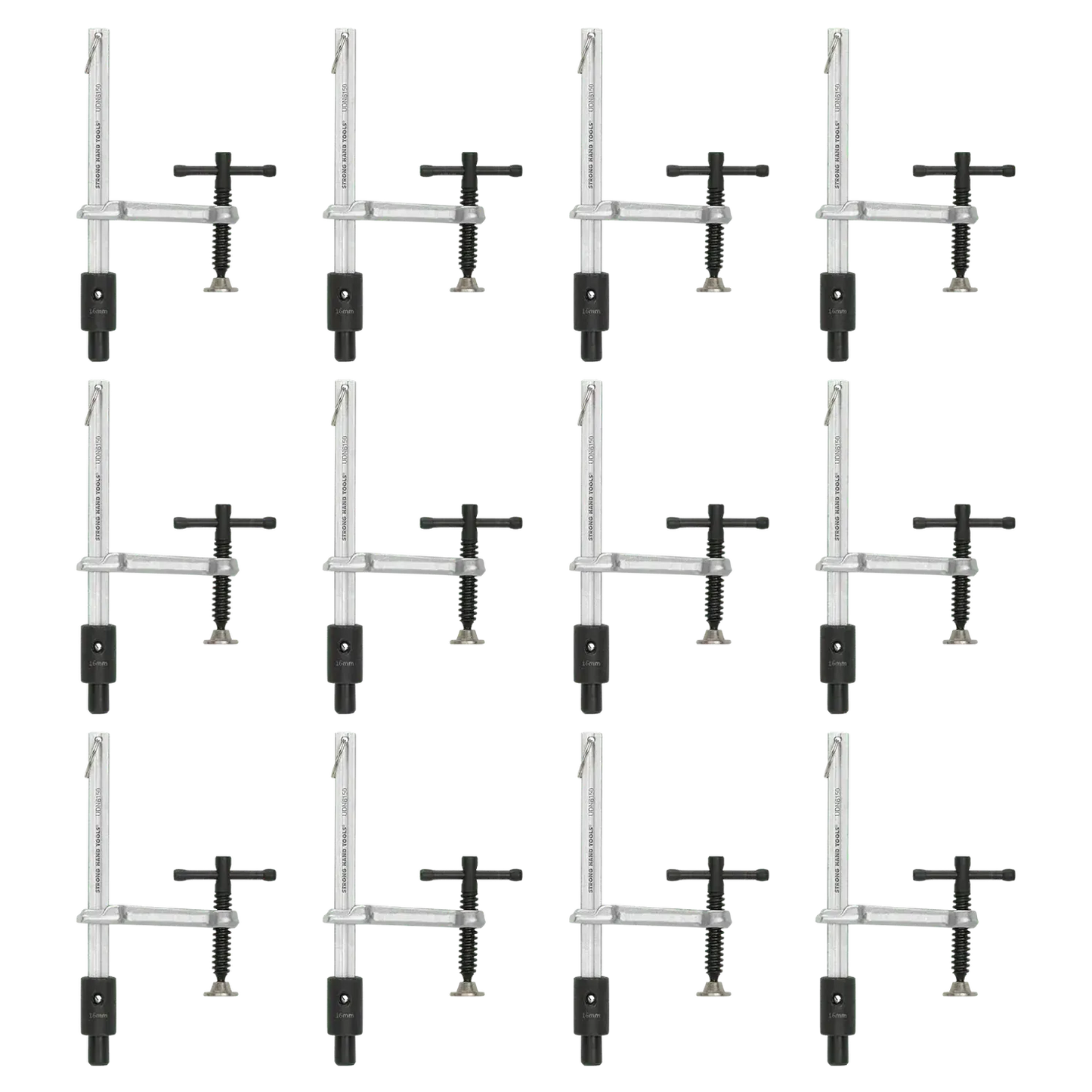 Strong Hand BP16-UDN6150-12PK 12-pc Inserta Clamp Pack, Fit 16 mm Holes