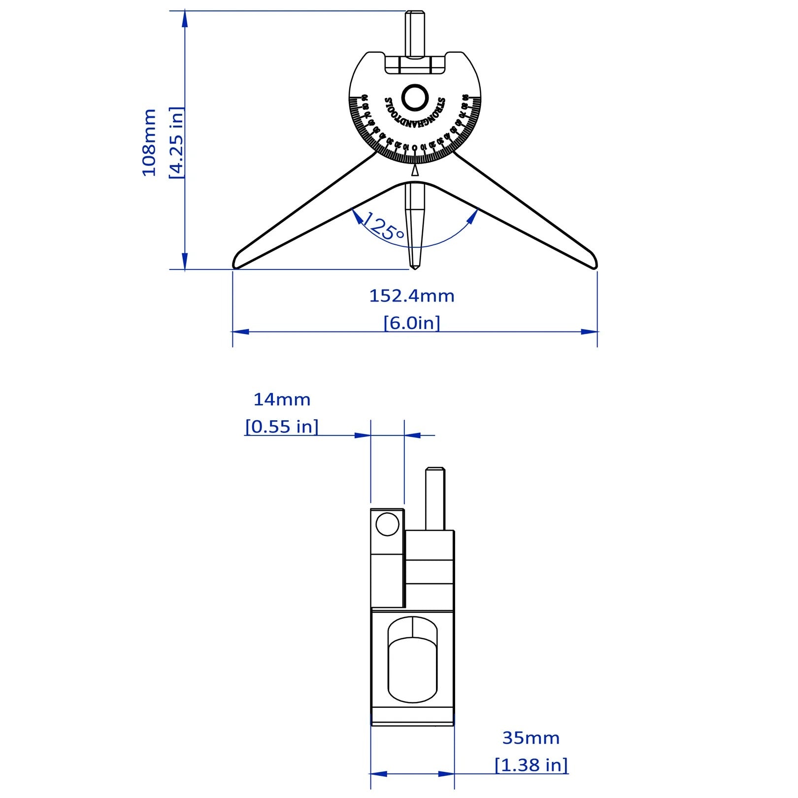 Strong Hand MAPCH300 Magnetic Pipe Centering Head/Alignment Pin Combo Kit