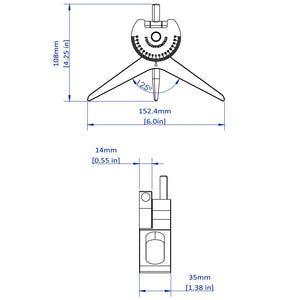 Strong Hand MAPCH300 Magnetic Pipe Centering Head/Alignment Pin Combo Kit