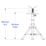 Strong Hand PTS1108F Fixed Tripod, Foldable Base Only, 2500 lb Capacity