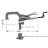 Strong Hand PTTD634 Drill Press Clamp