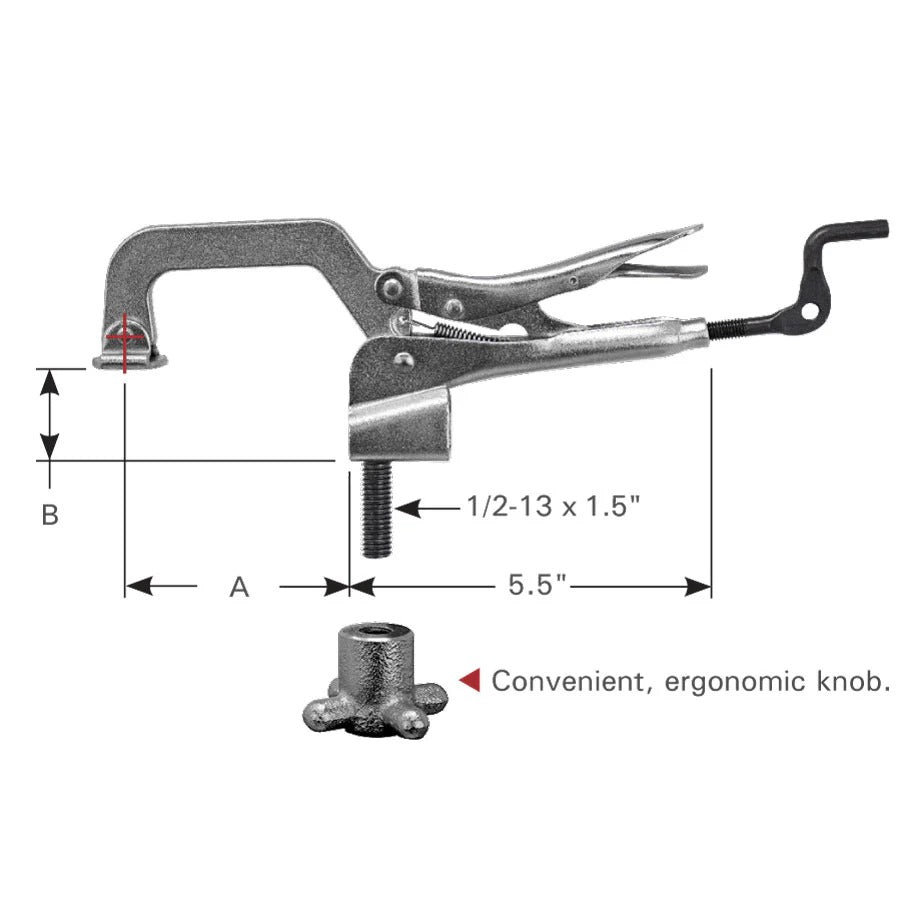 Strong Hand PTTD634 Drill Press Clamp