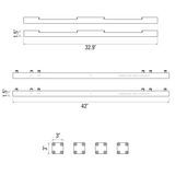 Strong Hand Rhino Cart Connecting Bridge, Expansion Kits