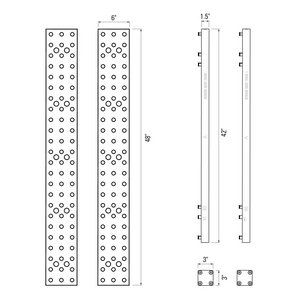 Strong Hand Rhino Cart Connecting Bridge, Expansion Kits