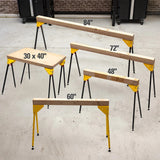 Strong Hand Sawhorse Legs, DIY Sawhorse Kit