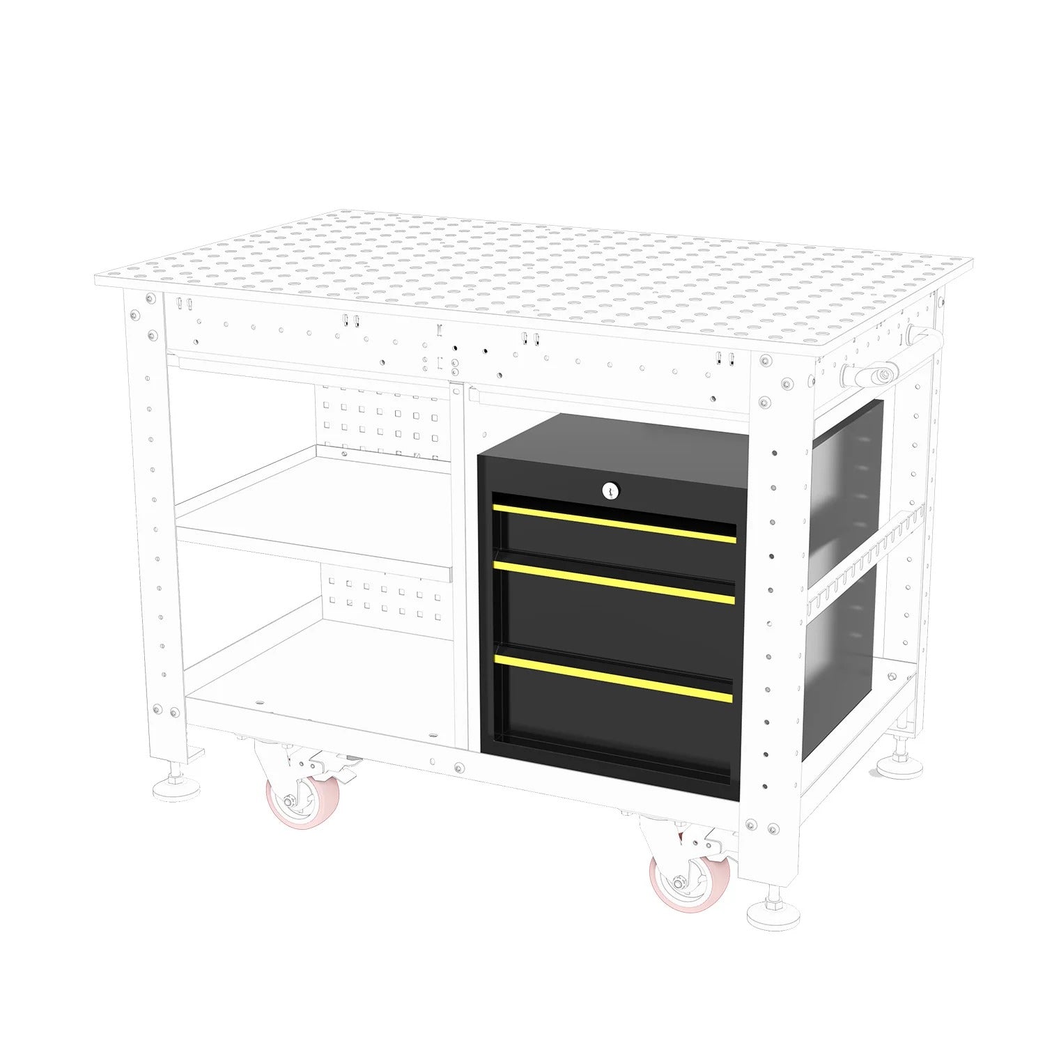 Strong Hand Storage Tool Boxes for Rhino Cart