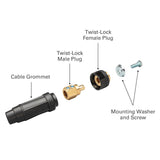 Strong Hand T28-97810 Table Grounding Adaptor, Fits 28 mm Holes