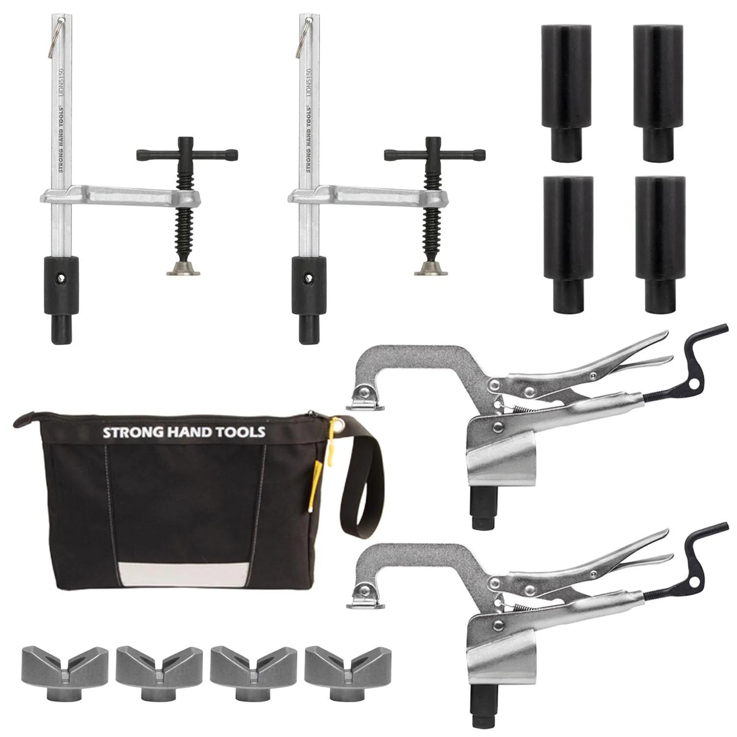 Strong Hand TSB-A 12-pc Clamping Kit w/ Tool Pouch, Scout Series Kit A