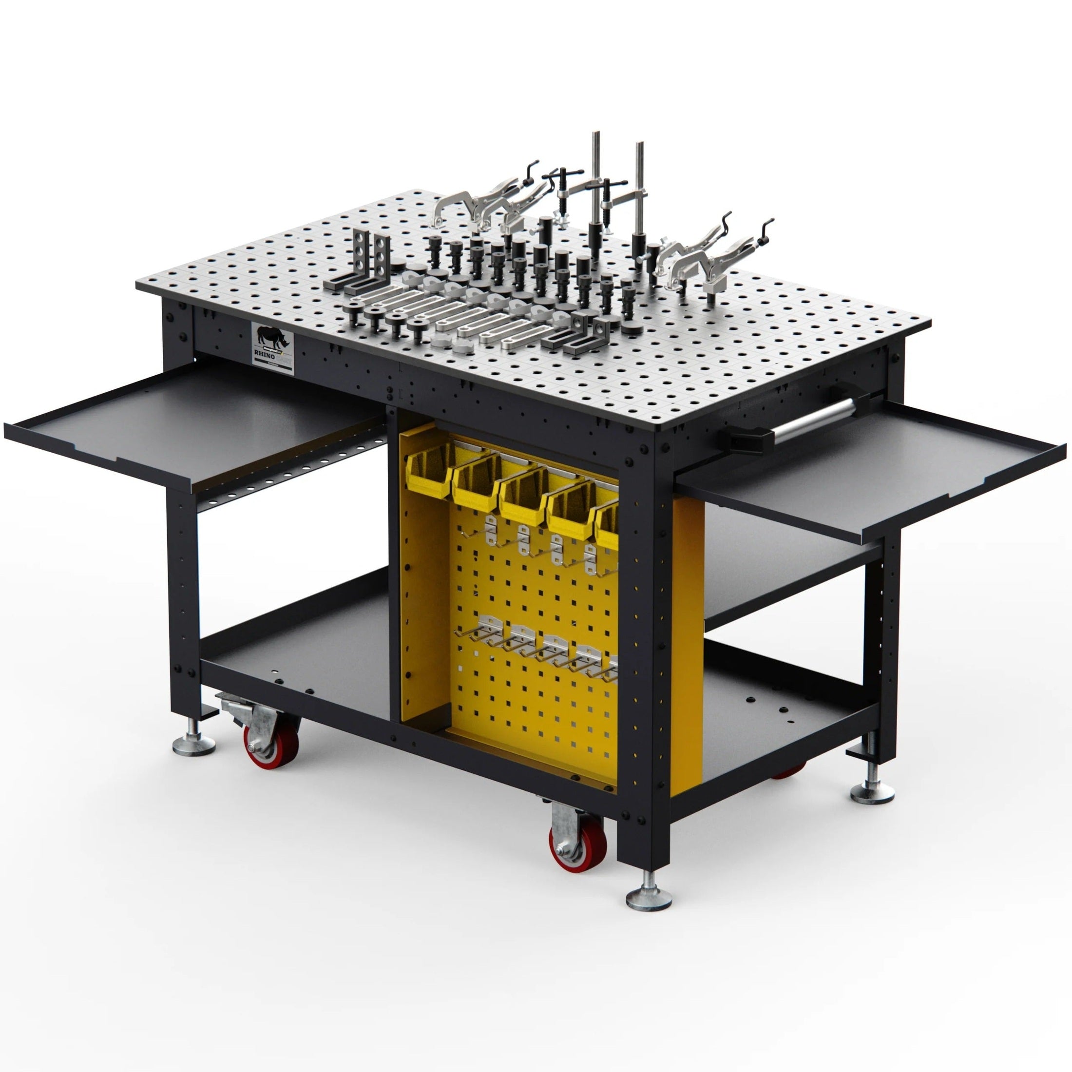 Strong Handle Rhino Cart 48" x 30" Mobile Work Station