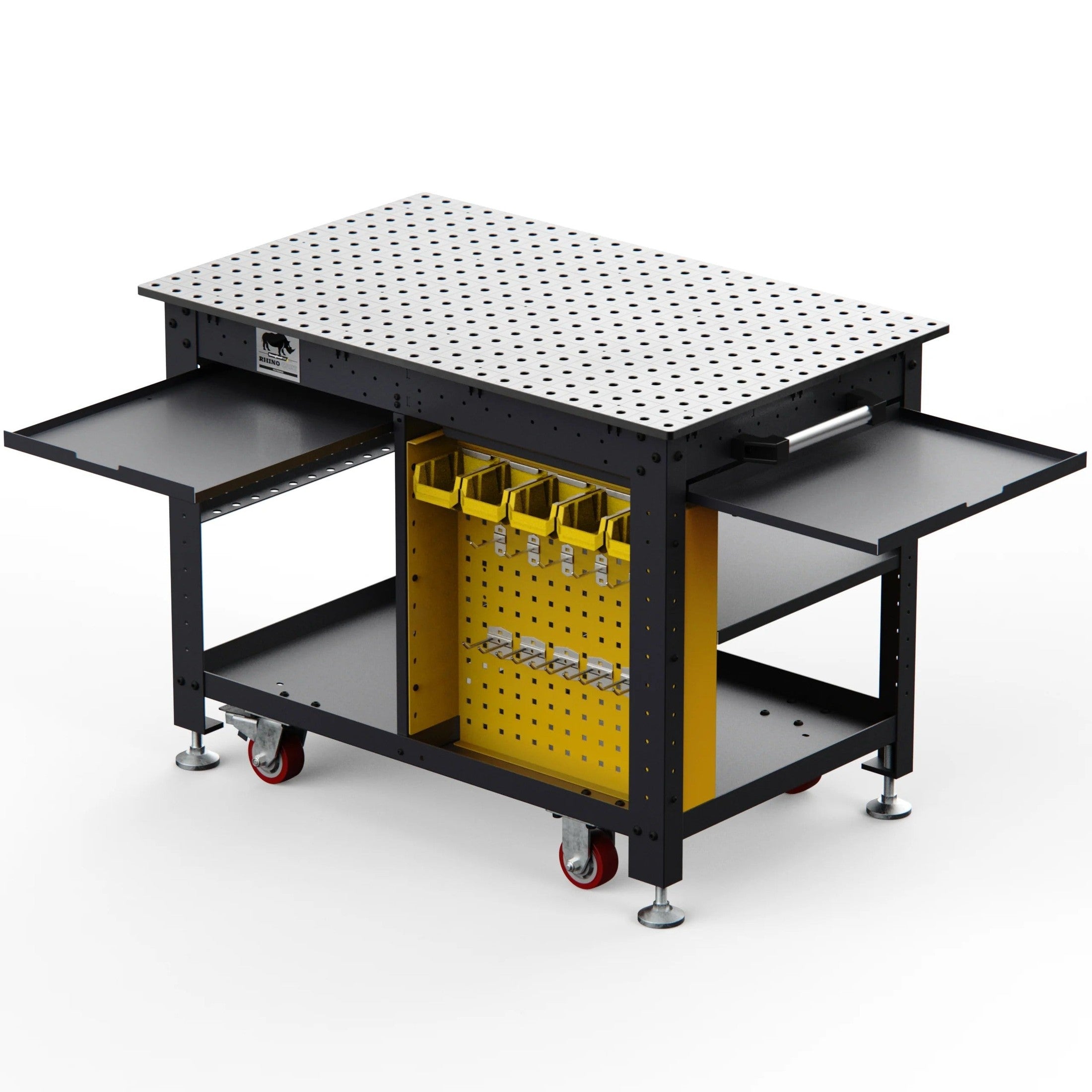 Strong Handle Rhino Cart 48" x 30" Mobile Work Station