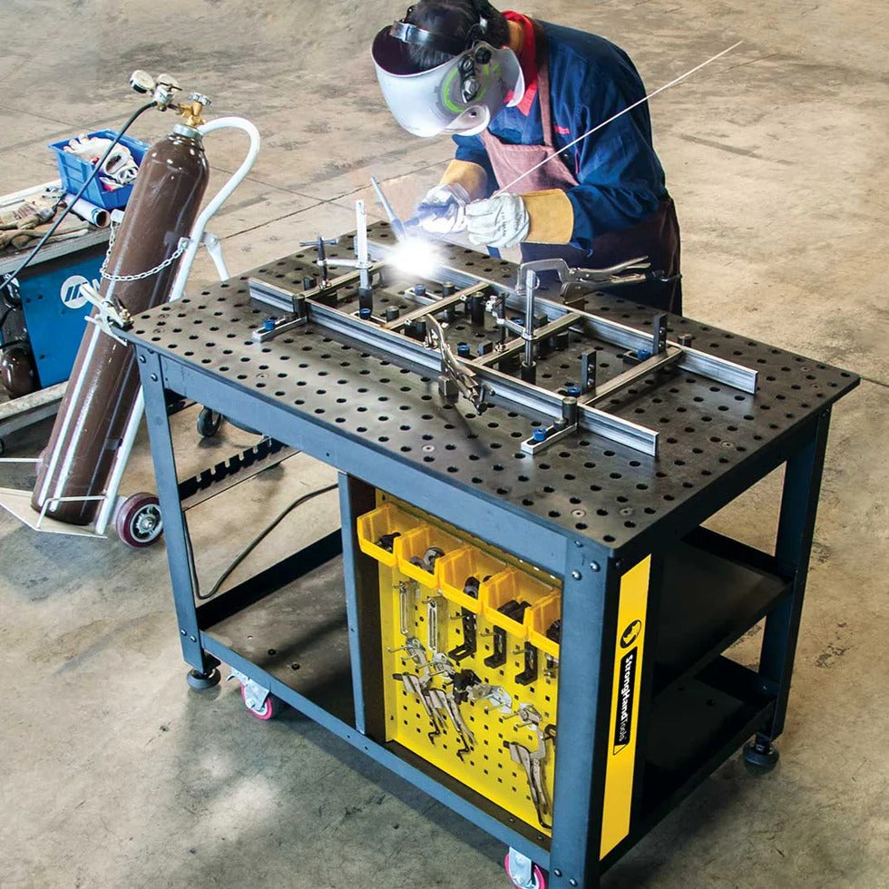 Strong Handle Rhino Cart 48" x 30" Mobile Work Station