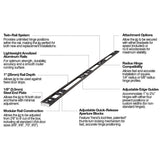 U*H/JIG/D9 9’ AnyDoor Butt Hinge Template Kit