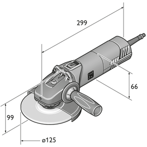 WSG 17-125 P 5 in. POWER Angle Grinder 120V 60H