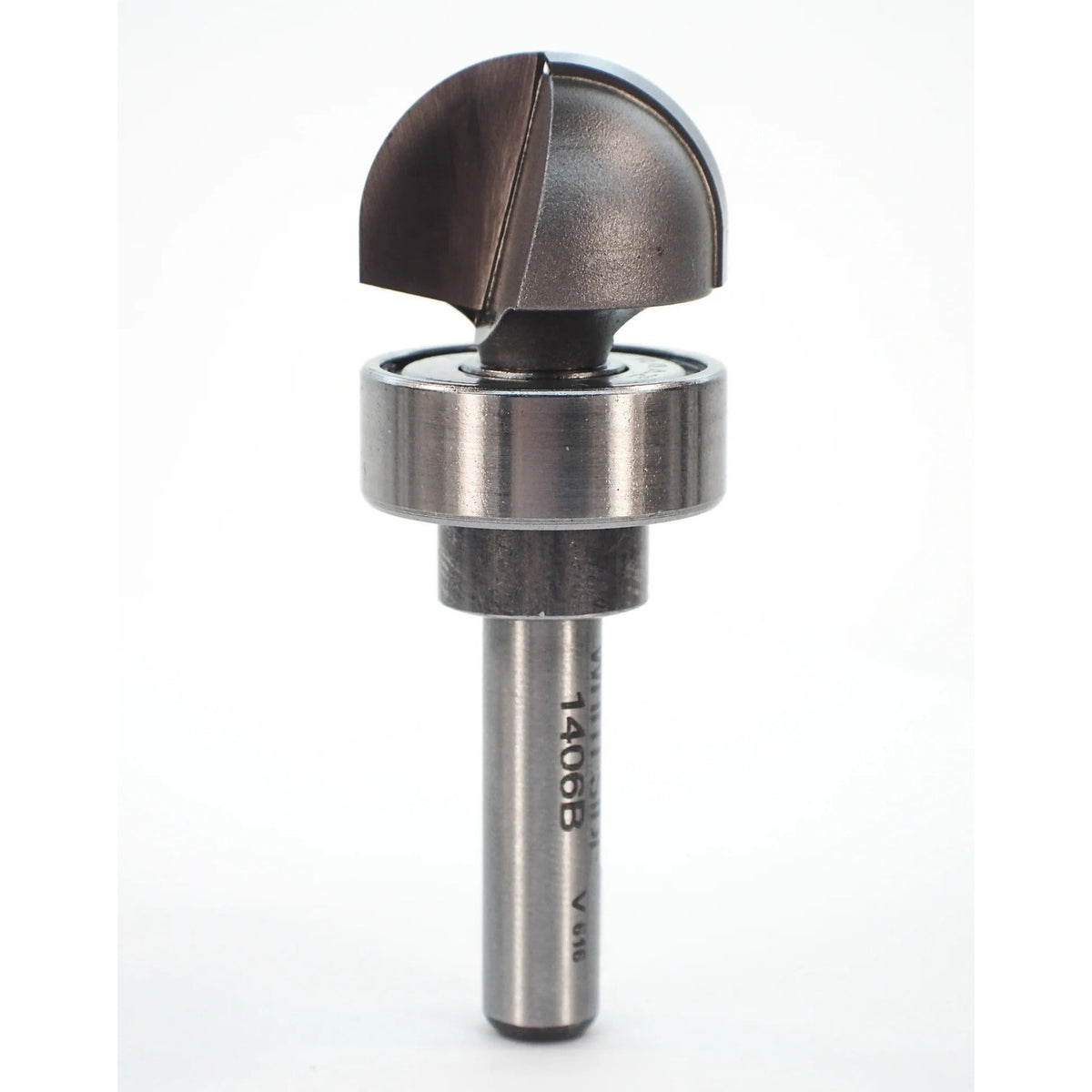 Whiteside 1406B Round Nose Bit w/ Bearing, 1/4"SH, 3/8"R, 3/4"CD