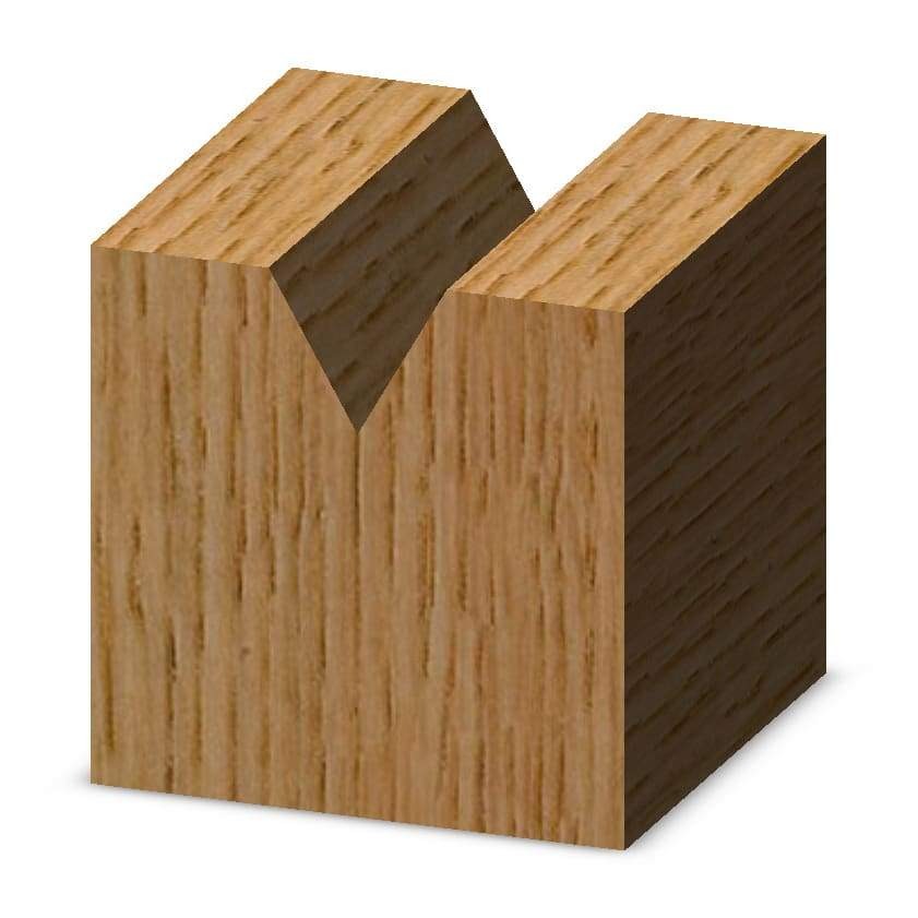 Whiteside 1540 60° V-Groove Bit, 1/4"SH, 1/4"CD, 7/32"PL