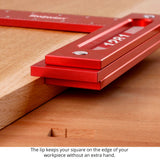 Woodpeckers 1281 Precision Woodworking Square - 12" X 8"