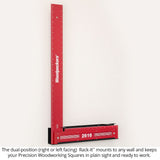 Woodpeckers 26” and 18” Precision Woodworking Squares