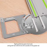 Woodpeckers ADTKSQ-NC Adjustable Track Square