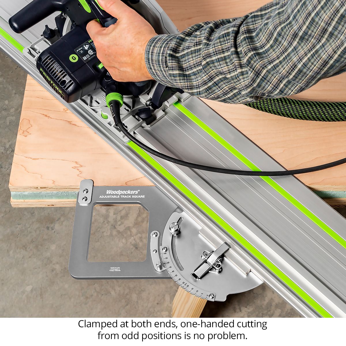 Woodpeckers ADTKSQ-NC Adjustable Track Square