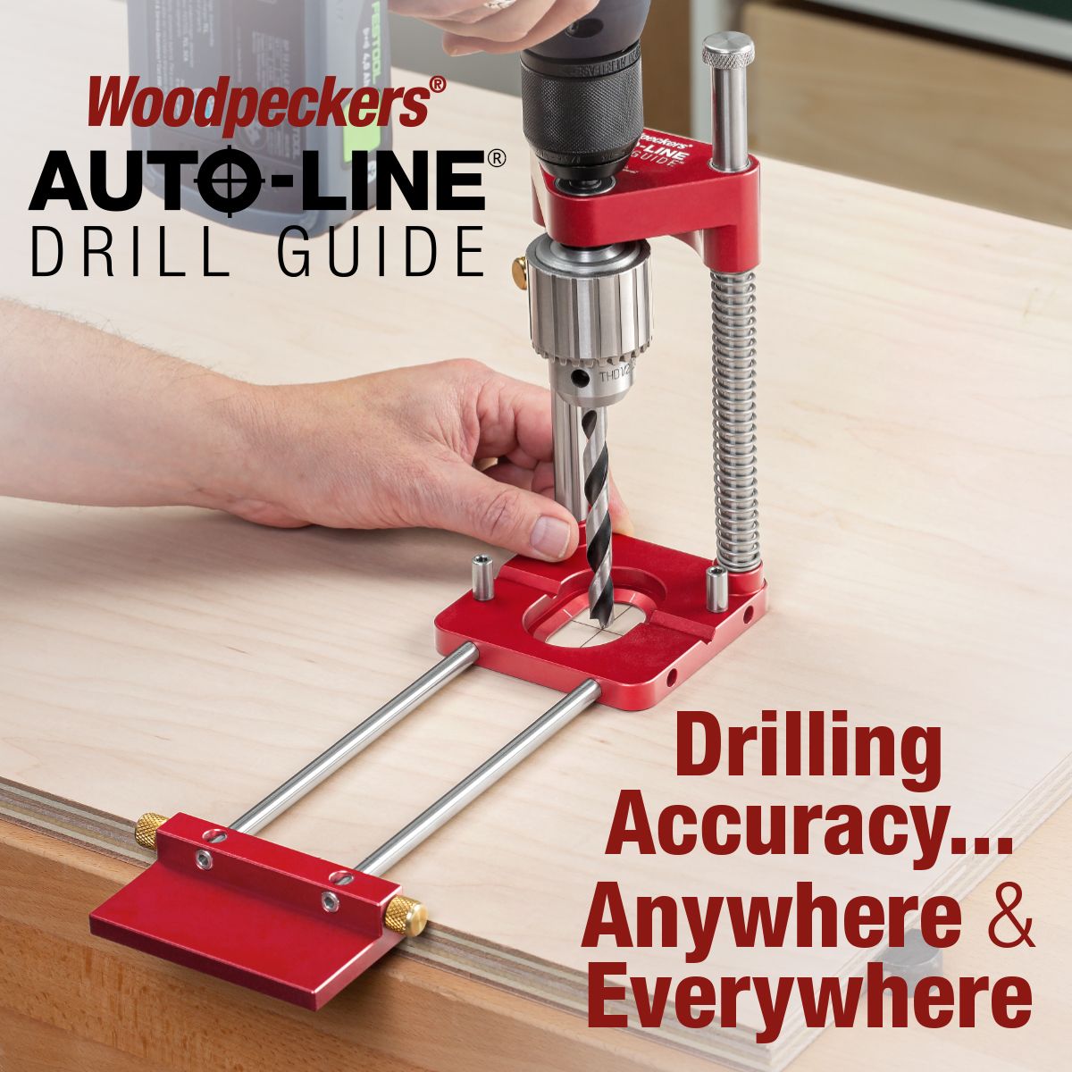 Woodpeckers ALDG-21 Auto-Line Drill Guide