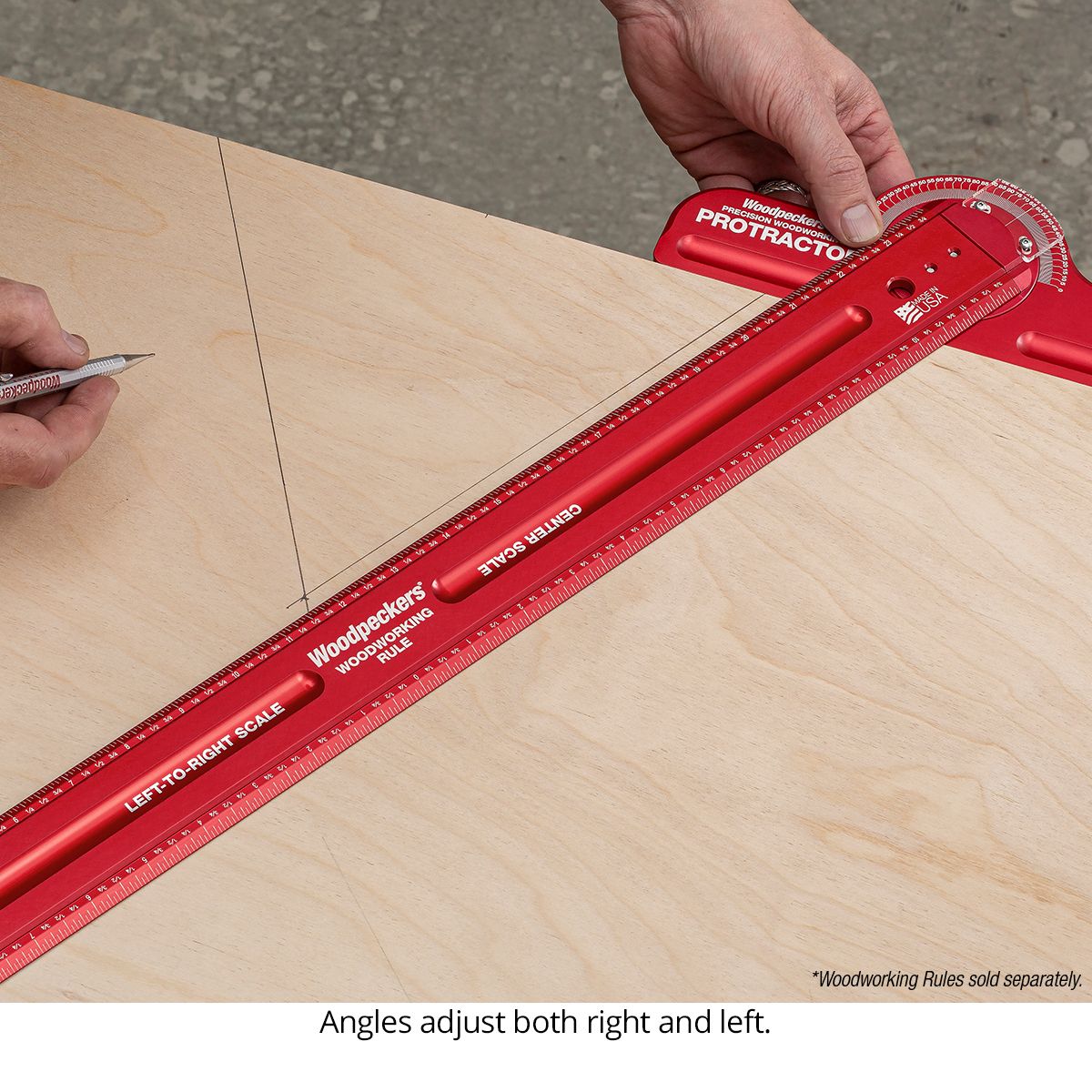 Woodpeckers Precision Woodworking Protractor