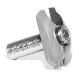 Amana 54299 Carbide Tipped Base Molding Ogee Edge Detail with BB 19/64" x 13/32" Radius x 1-53/64" Dia x 3/8" x 1/2" Shank