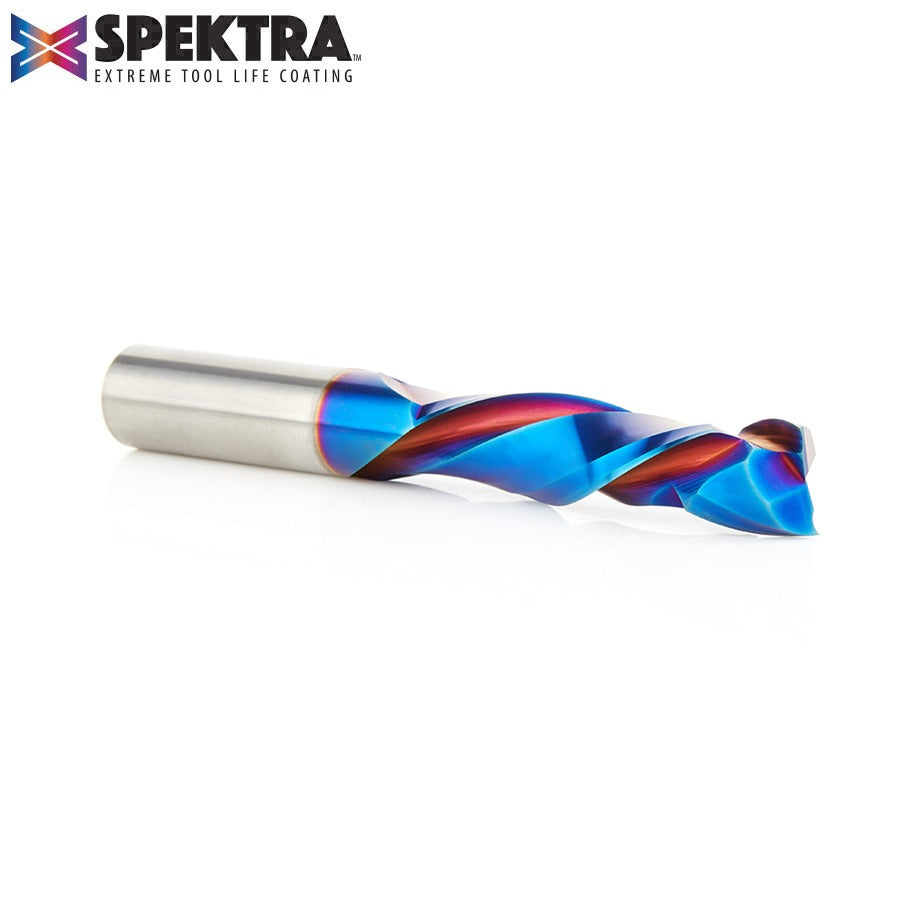 Amana 46199-K CNC Solid Carbide Spektra™ Extreme Tool Life Coated Compression Spiral 1/2" Dia x 2" x 1/2" Shank