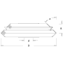 Dimar K150C170-28 170mm Dia, Carbide Inserts, Miter Lock Cutter, 28mm Cutting Height