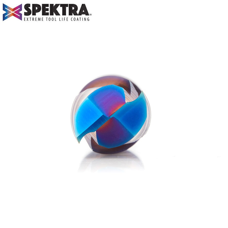 Amana 46199-K CNC Solid Carbide Spektra™ Extreme Tool Life Coated Compression Spiral 1/2" Dia x 2" x 1/2" Shank