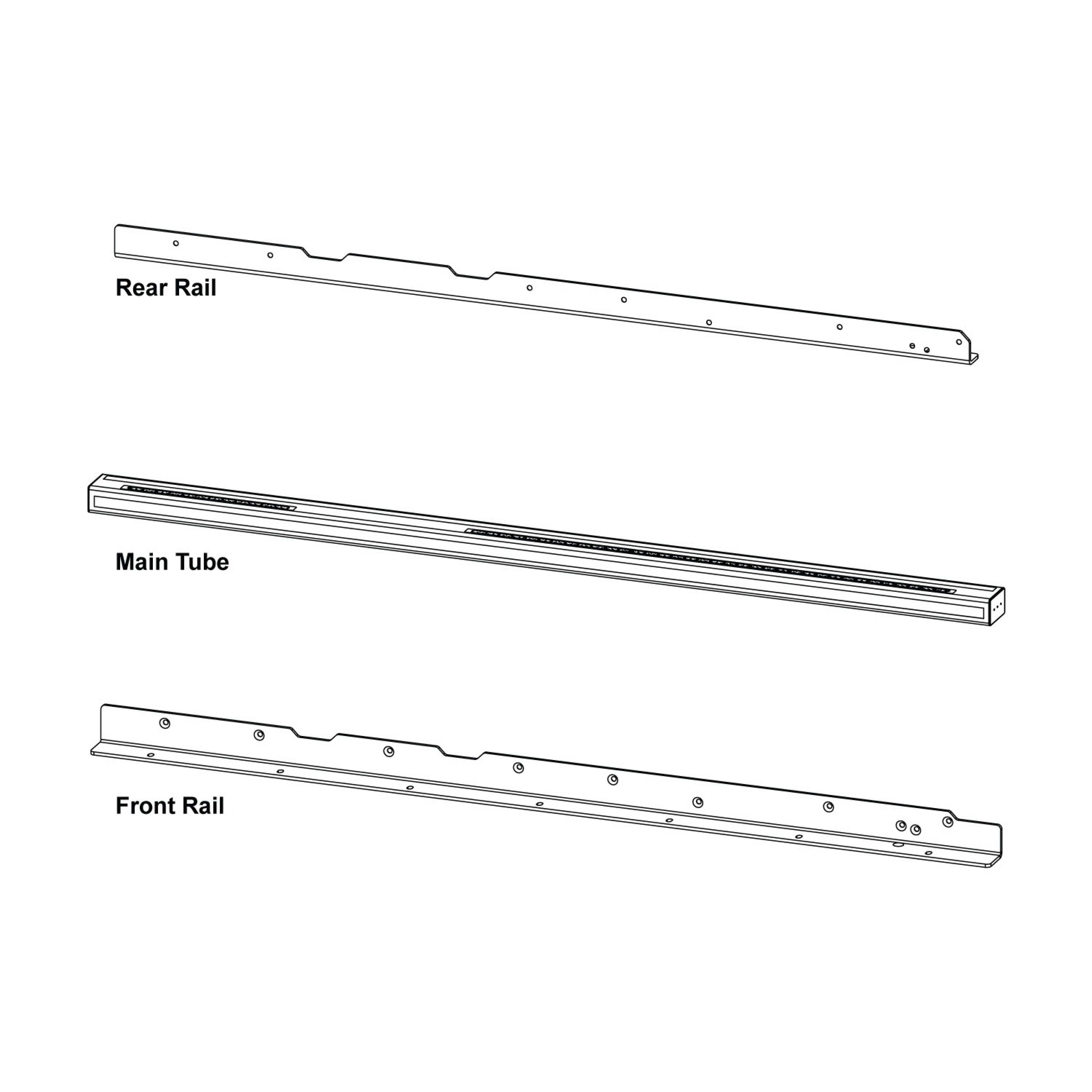Sawstop TGI2-R36A Industrial Series 36″ Rails Assembly II
