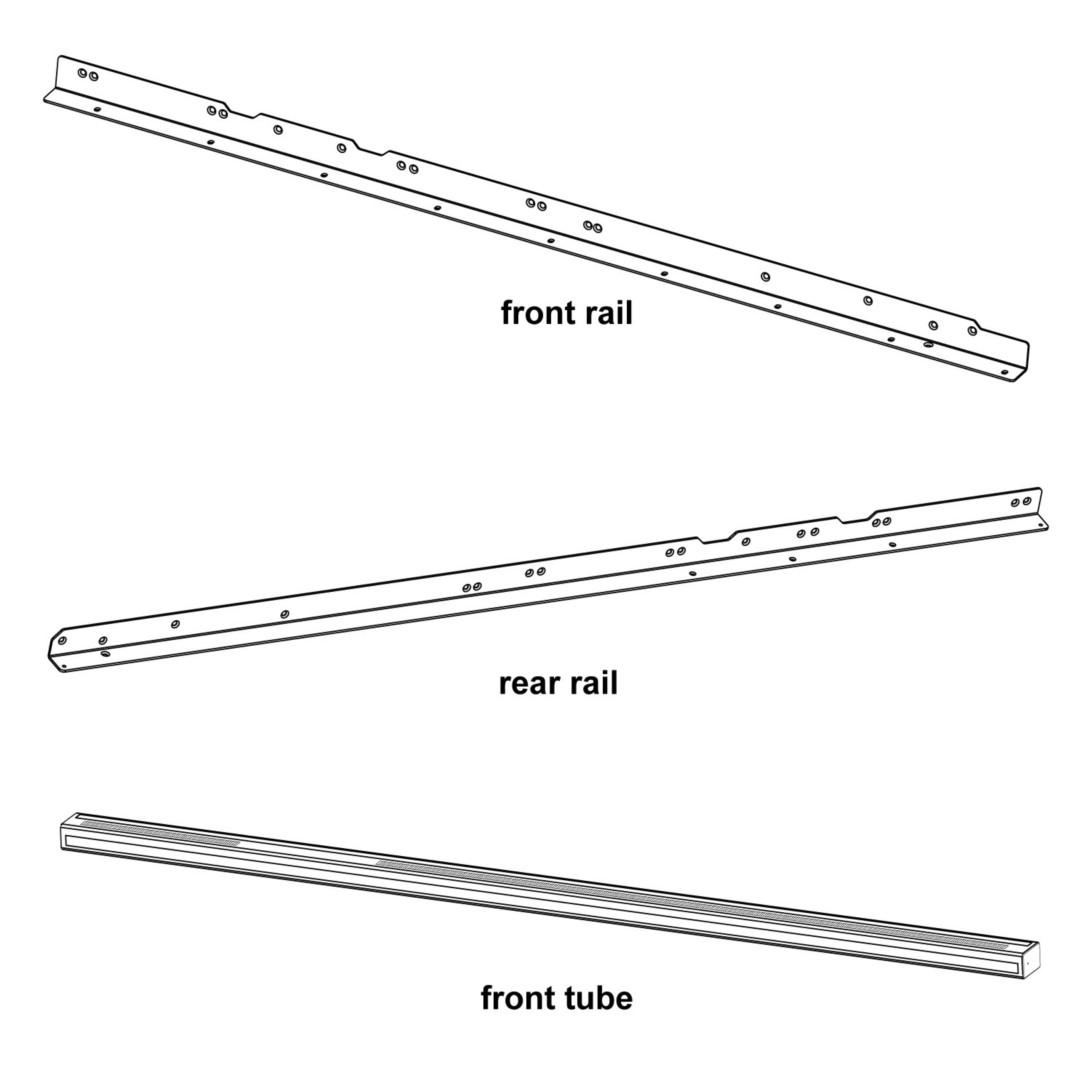SawStop TGP2-R36A2 T-Glide Rails Assembly 36" Professional Series II