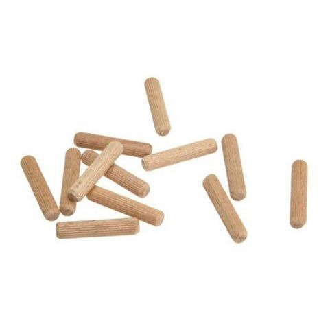 Dimar WD14114-250 1/4" Dia, Fluted Birchwood Dowel Pin, 1-1/4" Length, 250 pcs. per bag
