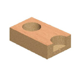 Dimar BKP-5-70LS 5mm Dia, Carbide Tipped, Brad Point Dowel Drill, 1 Flute Body, LH, 10mm Shank, 70mm Length