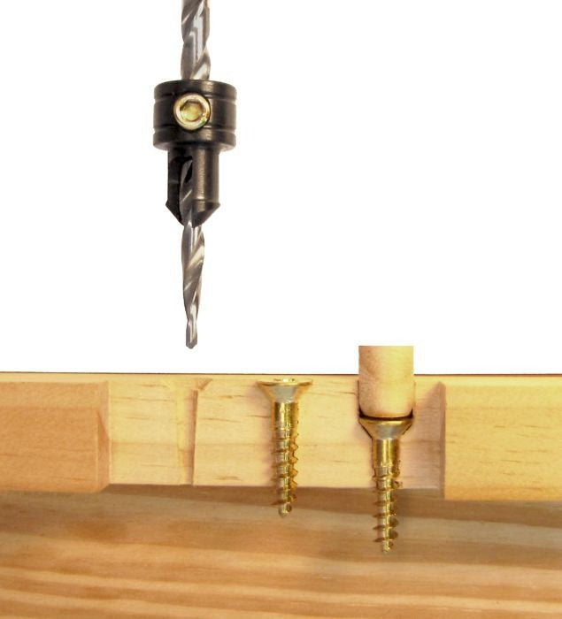 Dimar 44300 3pcs Tapered Drill Countersink Set, Snappy