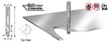 Amana 51503 Solid Carbide CNC Spiral 'O' Flute, Aluminum Cutting 1/8" Dia x 1/2" x 1/4" Shank Down-Cut