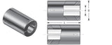 Amana RB-108 High Precision Steel Router Collet Reducer 3/8" Overall Dia x 1/4" Inner Dia x 1" Long