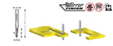 Amana 51404 Solid Carbide CNC Spiral 'O' Flute, Plastic Cutting 1/4" Dia x 3/4" x 1/4" Shank Up-Cut Router Bit