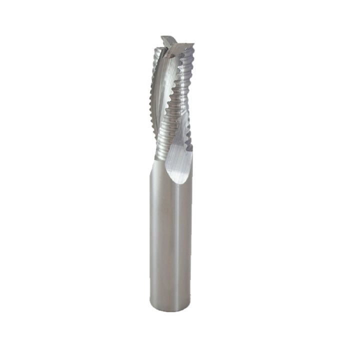 Dimar SCF3U-140 1/4" Dia, Solid Carbide, Roughing Bits 3 Flutes Upcut, 1" Cutting Length, 1/4" Shank, 2-1/2" Overall Length