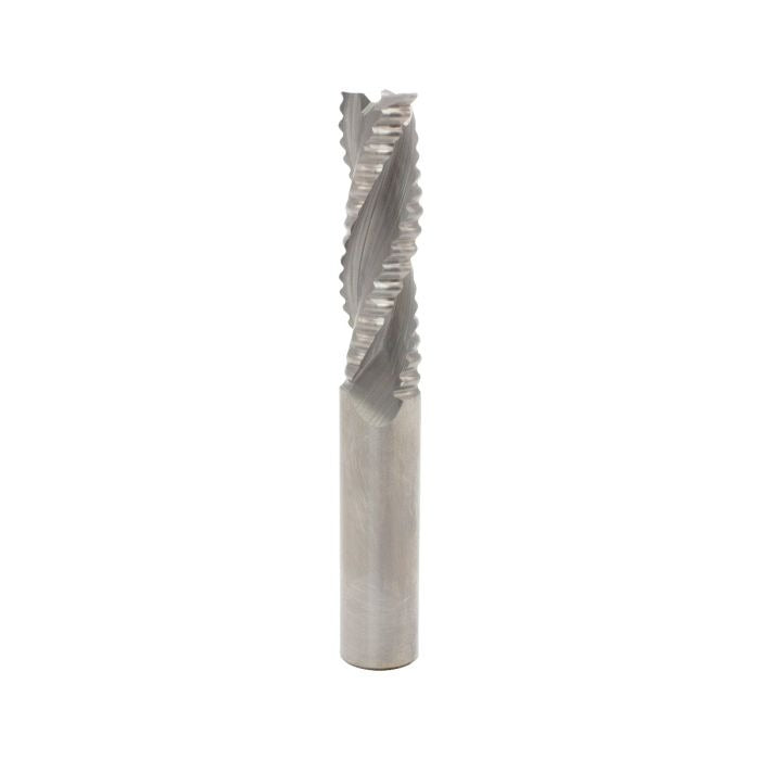 Dimar SCF812P 1/2" Dia, Solid Carbide, Roughing Spiral Bit, Upcut, 3 Flute, 1/2" Shank, 3 1/2" Length