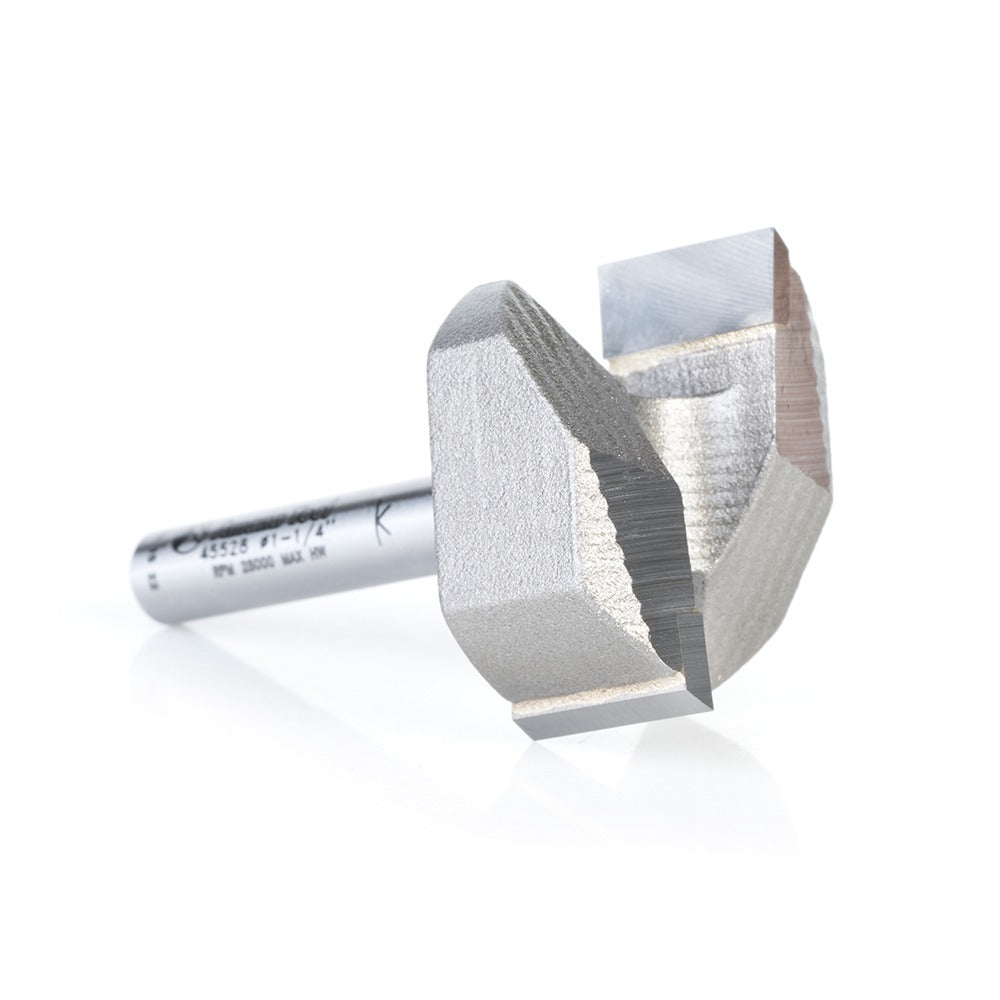 Dimar 45528 Carbide Tipped Spoilboard Surfacing, Rabbeting, Flycutter, Slab Leveler, Surface Planer & Flattening 1-1/4" Dia x 9/16" x 1/4" Shank Router Bit