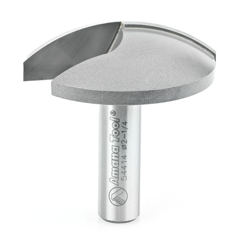 Amana 54414 Carbide Tipped Horizontal Crown Molding 1-3/4" Radius x 2-1/4" Dia x 5/8" x 1/2" Shank