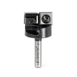 Amana RC-2243 Insert Carbide Mini Spoilboard Surfacing, Rabbeting, Flycutter, Slab Leveler & Surface Planer 1" Dia x 15/32" (12mm) x 1/4" Shank Router Bit