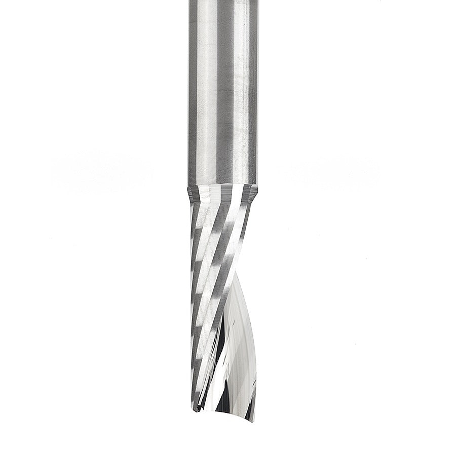 Amana 51404 Solid Carbide CNC Spiral 'O' Flute, Plastic Cutting 1/4" Dia x 3/4" x 1/4" Shank Up-Cut Router Bit