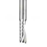 Amana 51404 Solid Carbide CNC Spiral 'O' Flute, Plastic Cutting 1/4" Dia x 3/4" x 1/4" Shank Up-Cut Router Bit