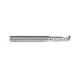 Amana 51458 Solid Carbide CNC Spiral 'O' Single Flute, Aluminum Cutting 1/4" Dia x 7/8" x 1/4" Shank x 2-1/2" Long Up-Cut Router Bit