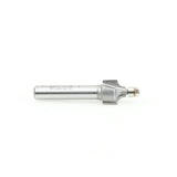 Amana MR0112 Carbide Tipped Miniature Corner Rounding 1/8" Radius x 7/16" Dia x 3/8" x 1/4" Shank with Mini 3/16" Dia Lower Ball Bearing
