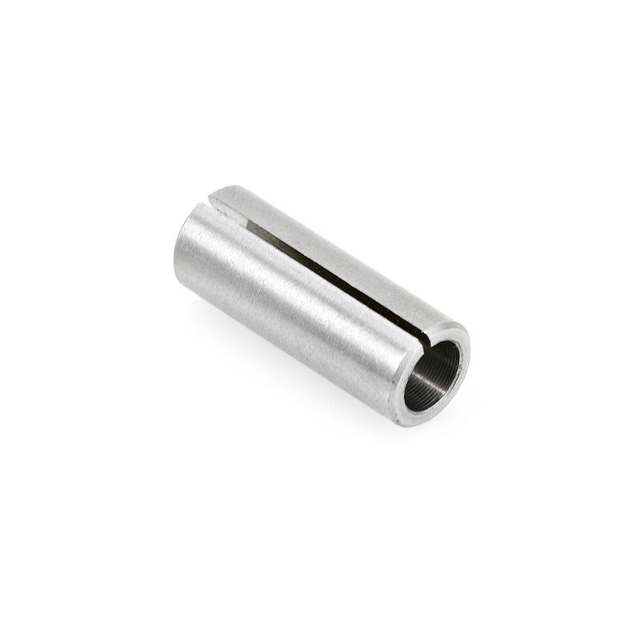 Amana RB-108 High Precision Steel Router Collet Reducer 3/8" Overall Dia x 1/4" Inner Dia x 1" Long