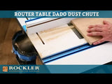 Rockler 57495 Dust Right Router Table Dado Dust Chute