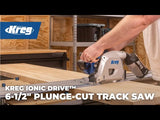 Kreg KPTPS100A 20V Ionic Drive™ 6-1/2" Plunge-Cut Track Saw