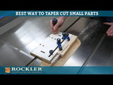 Rockler 57550 Small Parts Taper Jig
